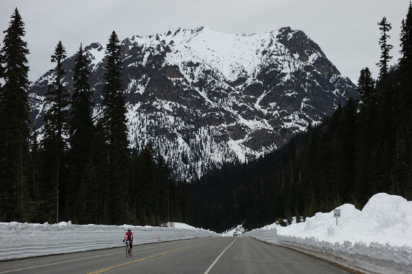 Cycling Hwy 20: First Tracks 2014
