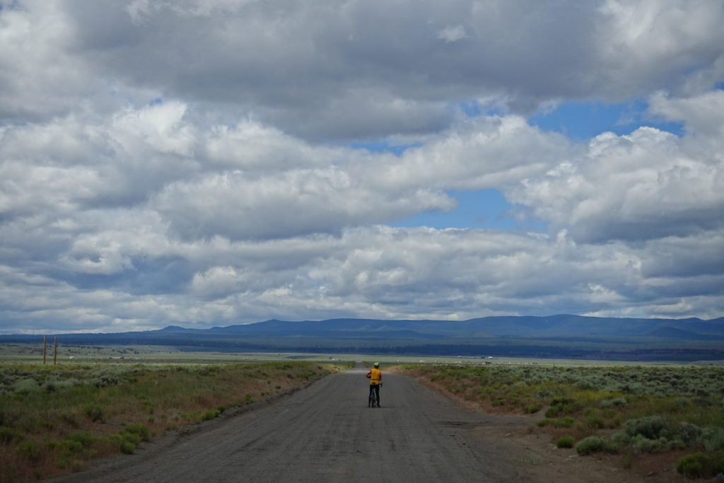 "Gravel cycling is a journey:" Wide open sagebrush views on the "Horse to Horse" route.