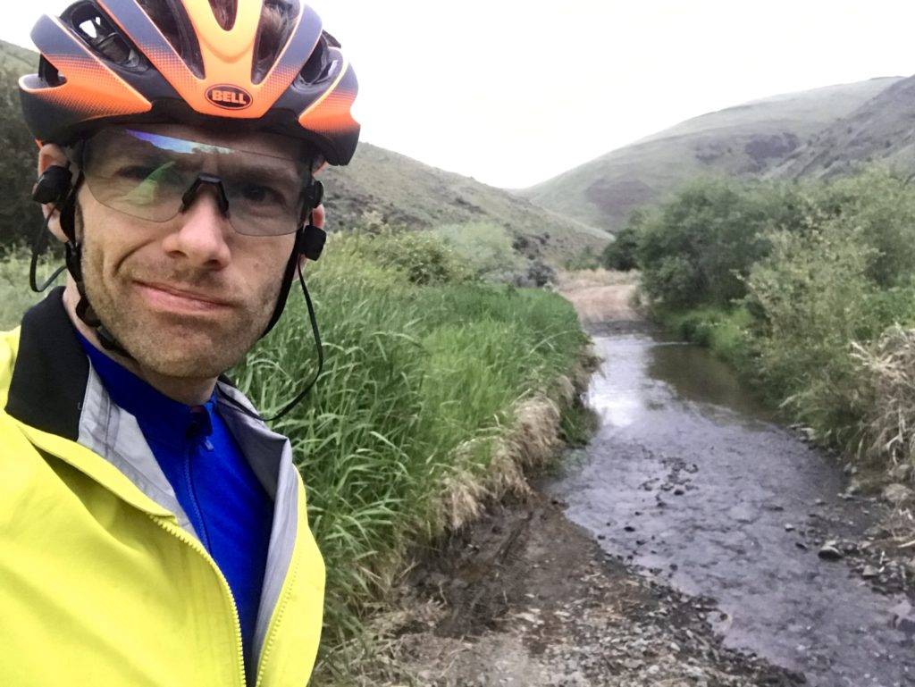 Daniel Perry ponders wading versus bushwacking during XWA 2019