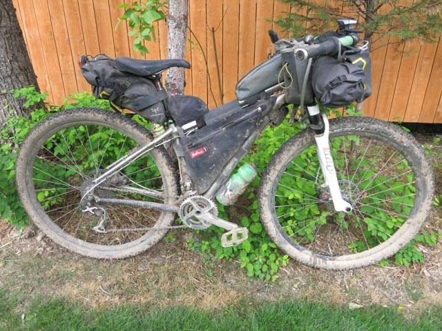 Val's bike at the end of XWA 2019 Credit: Val Kato