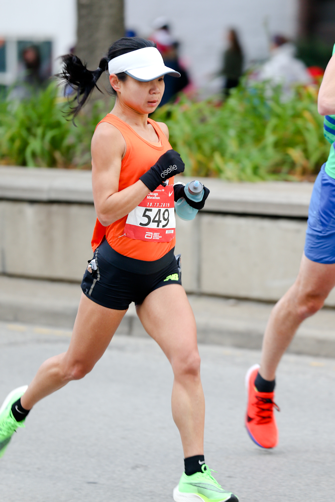 Sophia at the 2019 Chicago Marathon
